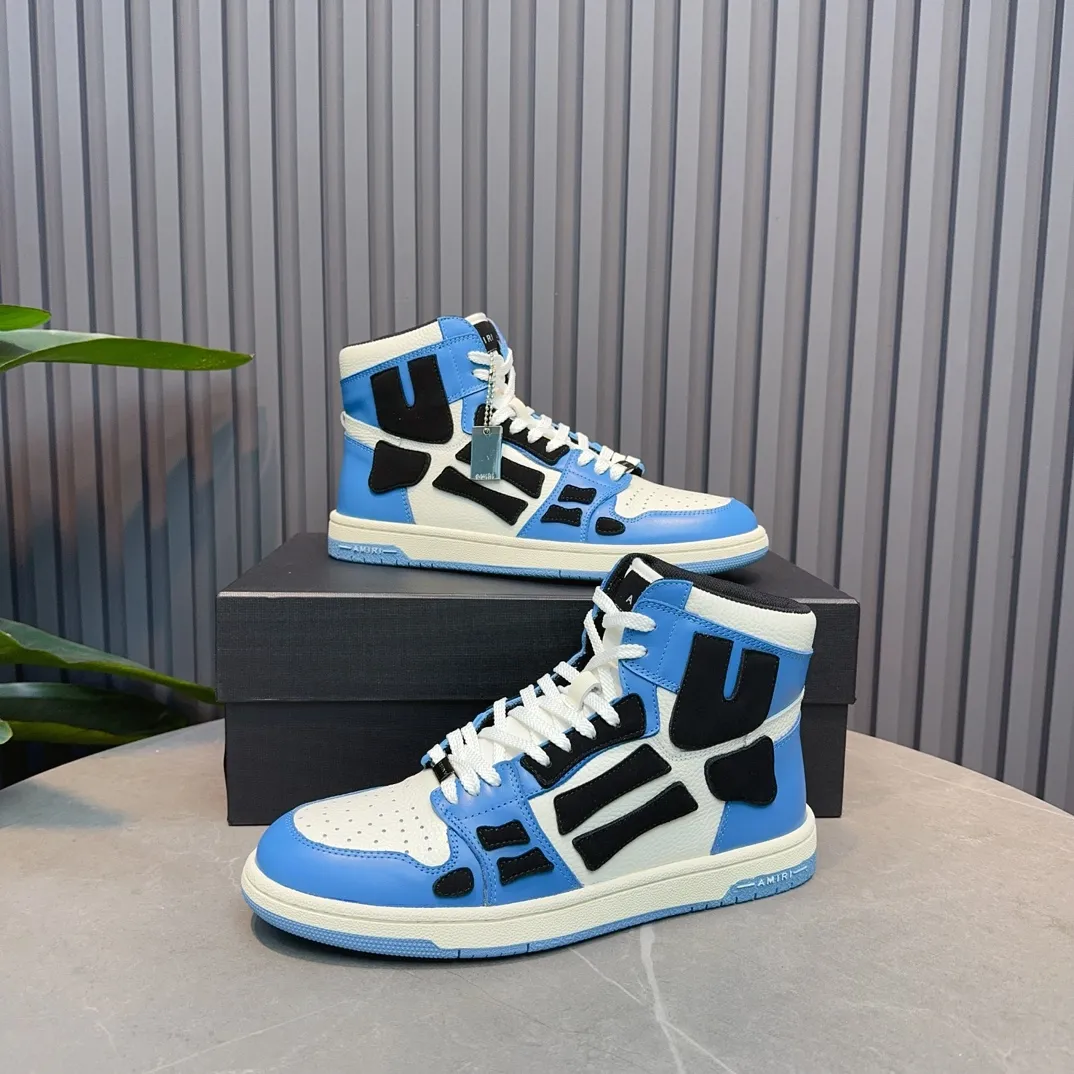 Men's shoes💰620💰 AMIRI AMIRI trendy brand hot sale🔥 Available all year round✅Couples💑 Official website synchronization Imported fabrics 1⃣️ratio 1⃣️Re-engraved, original factory special original sole, 35-45 (38.45. Non-refundable)